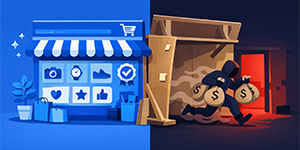 Nepwebshop illustratie