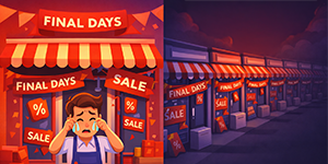 Valse opheffingsverkoop