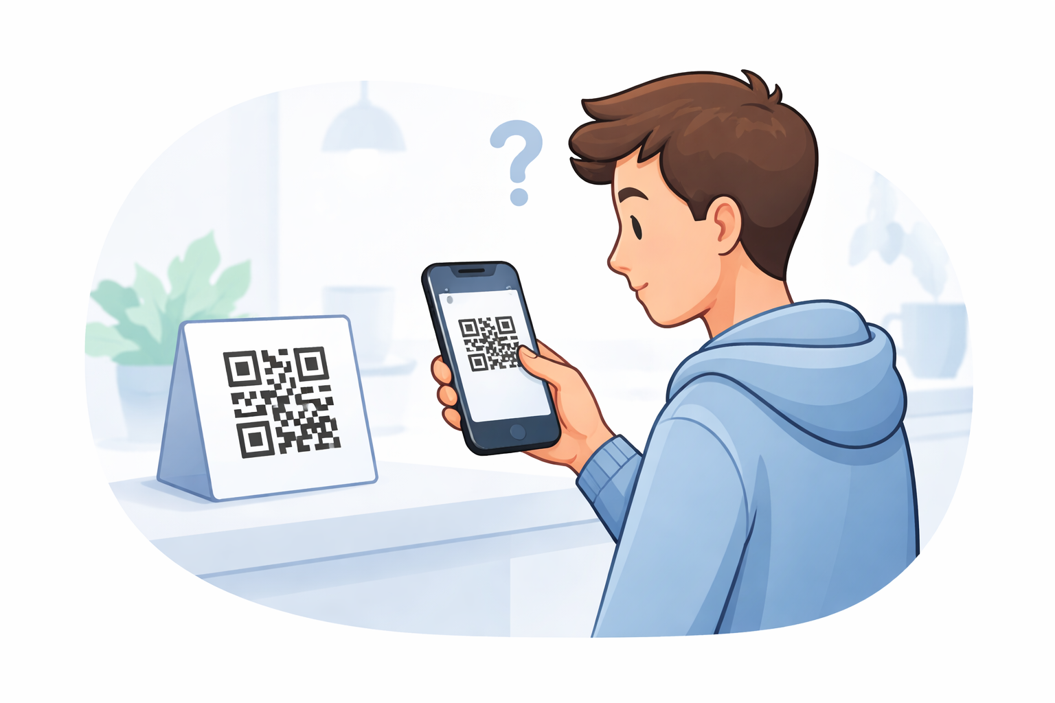 QR-code scannen met smartphone