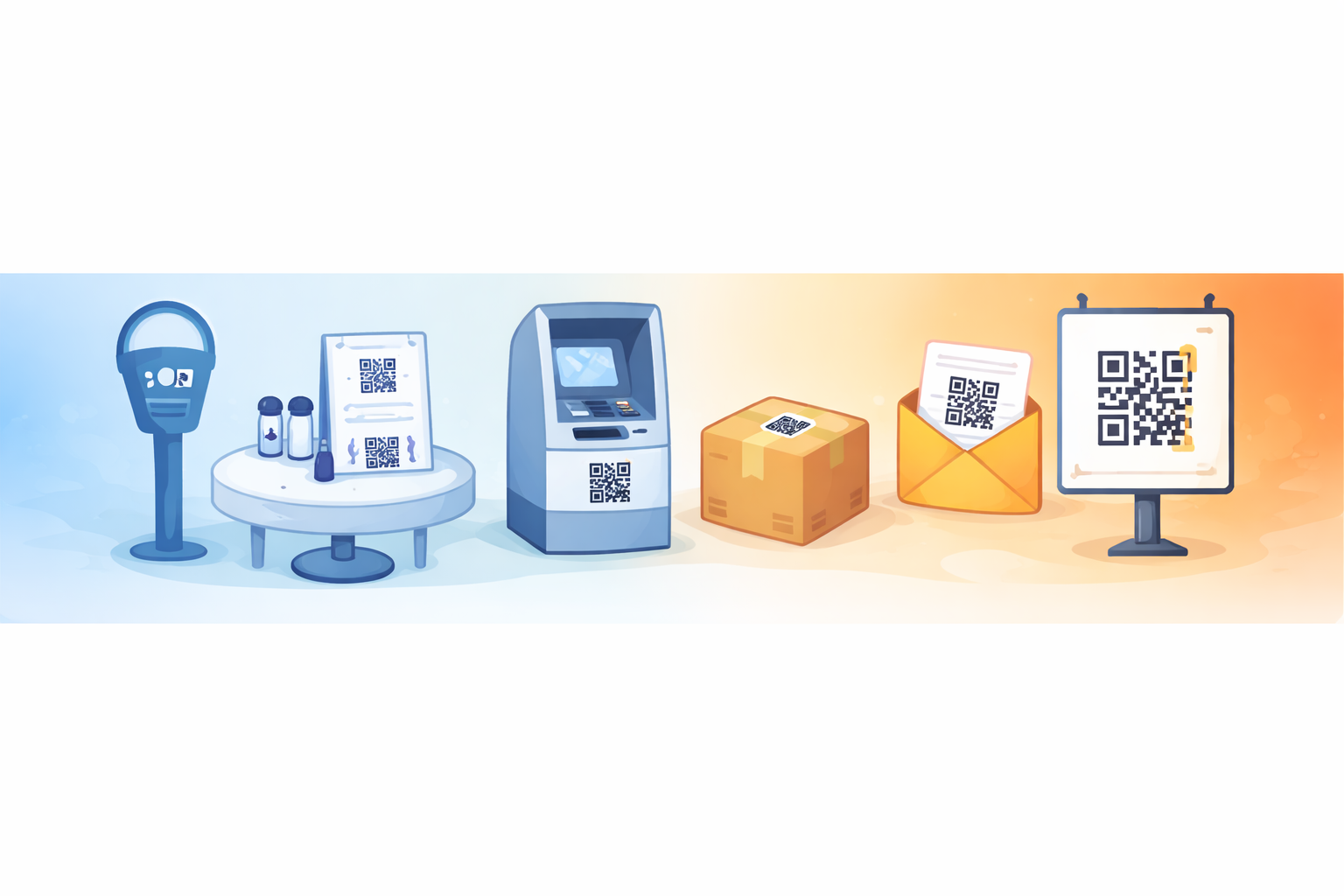 Locaties waar nep-QR-codes voorkomen