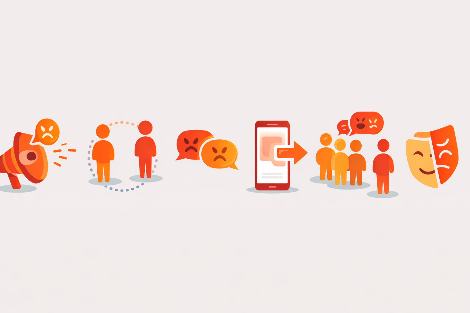 Verschillende vormen van online pesten