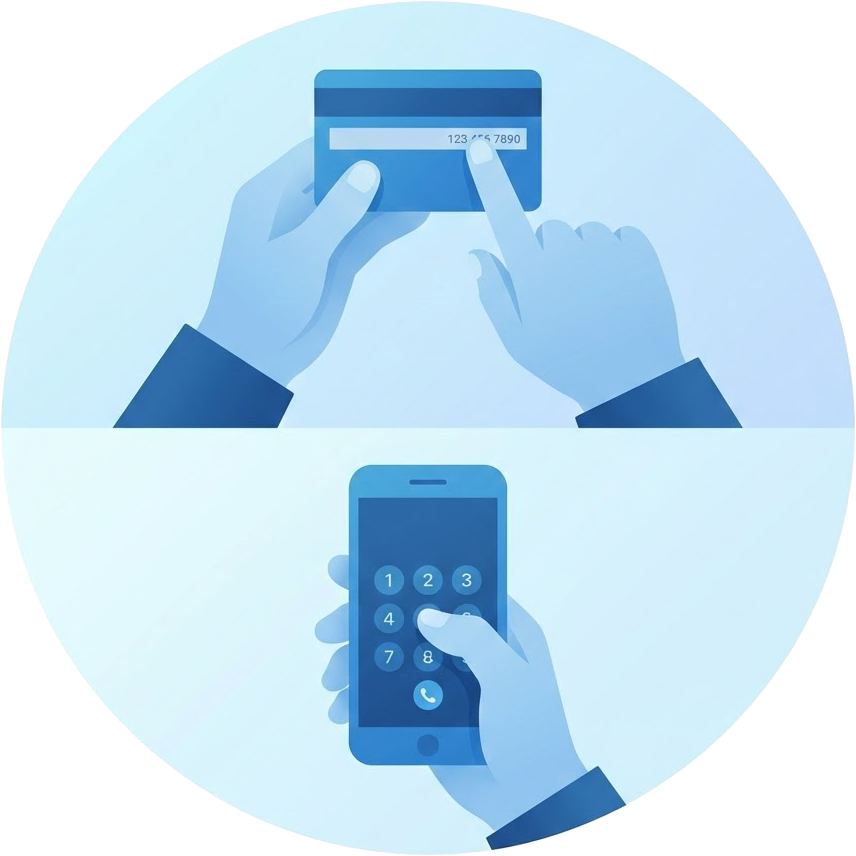 Stap 2: Bel zelf je bank